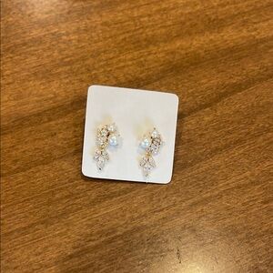 Anthropologie Gold and White Jewelry